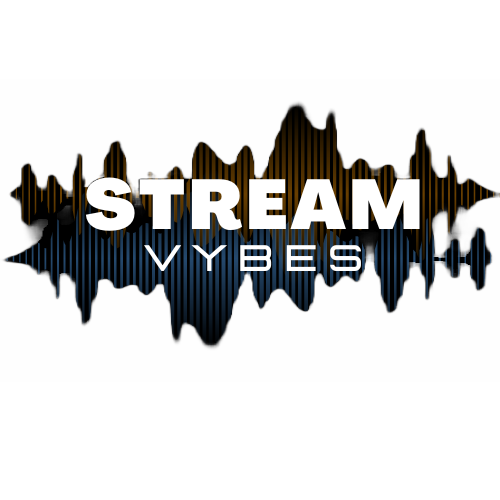 Stream Vybes text Image Logo